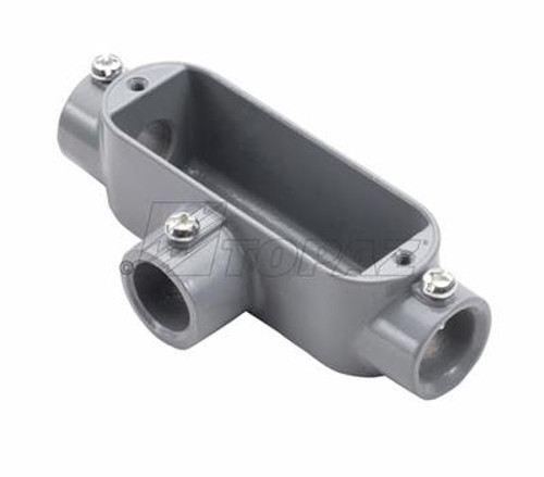 Topaz Lighting ET10 4" EMT Set Screw Type T Aluminum Conduit Body