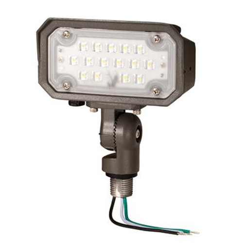 Topaz Lighting F-FL/15/40K/KN/BZ-87 15W LED Low Power Flood Light with Knuckle Mount, 4000K