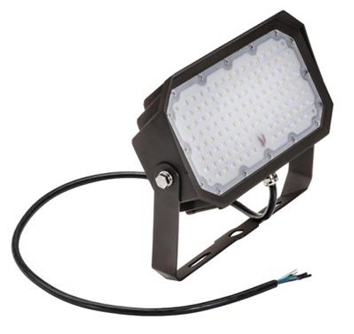 Topaz Lighting F-FL/70/40K/TR/BZ-87 70W LED Medium Power Flood Light with Yoke Mount, 4000K