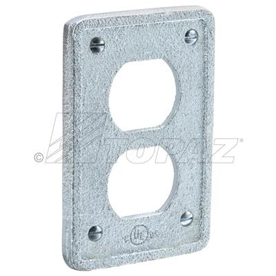 Topaz Lighting FSDRMHDG Duplex FS & FD Cast Device Box Cover - HDG