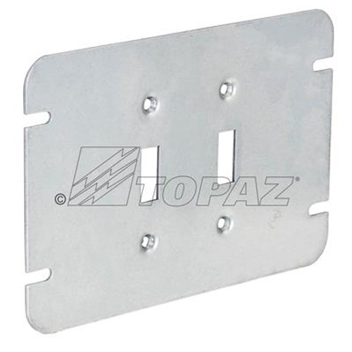 Topaz Lighting GBTGL2 2 GANG TOGGLE MULTI BOX COVER-10PK