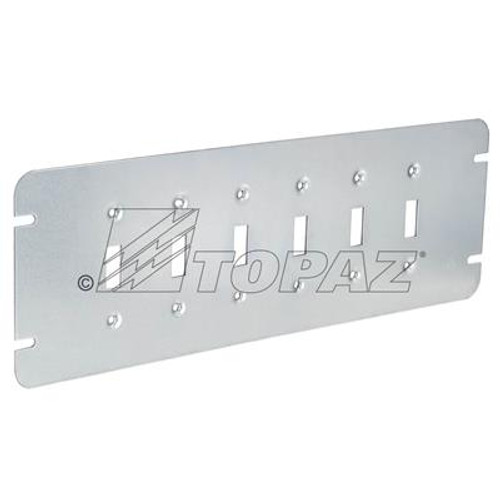 Topaz Lighting GBTGL6 6 GANG TOGGLE MULTI BOX COVER-10PK