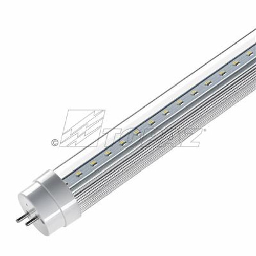 Topaz Lighting L4T8B/835/18C/SE-75 48" LED Linear T8 Ballast Bypass 3500K Clear Polycarbonate