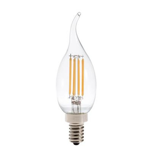 Topaz Lighting LCFC/5/927/ANTQ-61 90CRI Antique Filament Style Lamp, Flame Tip, 2700K