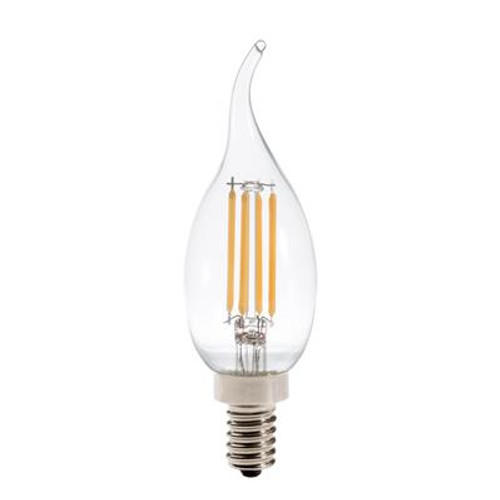 Topaz Lighting LCFC/5/930/ANTQ-61 90CRI Antique Filament Style Lamp, Flame Tip, 3000K