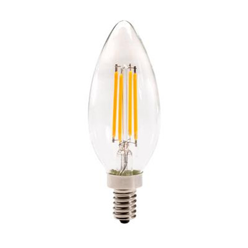 Topaz Lighting LCTC/5/827/ANTQ-61 Blunt Tip Antique Filament Style Lamp, 5.5W, E12 Base, 2700K