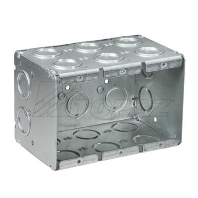 Topaz Lighting MAB93 3-1/2" Deep, 3 Gang Masonry Boxes