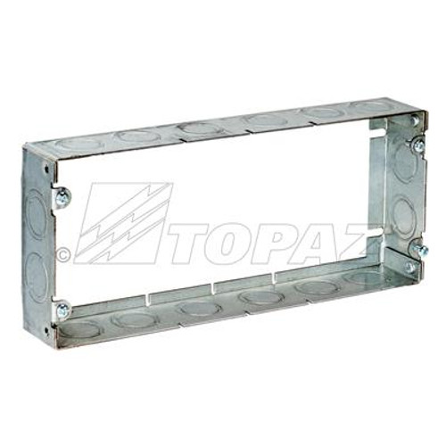 Topaz Lighting MSB14EX Multi-Gang Switch Box Extension Rings, 4-Gang, 1 5/8" Deep