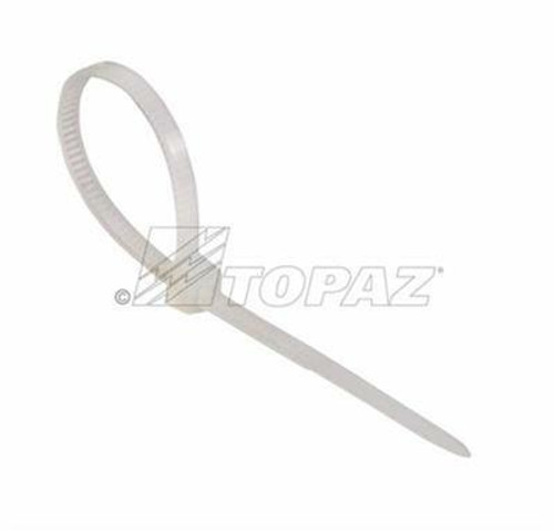 Topaz Lighting NT1450-500 14" Natural White Cable Ties, 500 Quantity