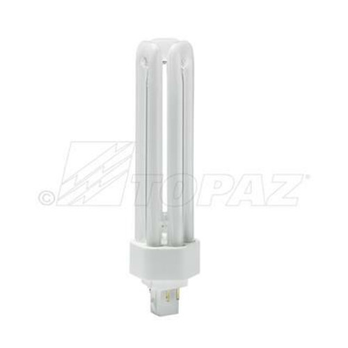 PLT26/E/27-39 Topaz Lighting PLT26/E/27-39 26W Compact Fluorescent Triple Tube GX24q-3 Base 2700K