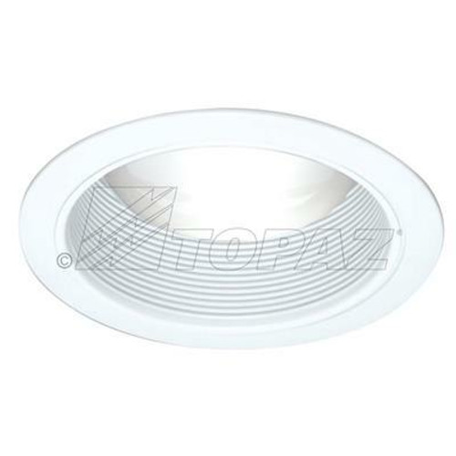 RT602WH-28 Topaz Lighting RT602WH-28 6 All White R40 Baffle Line Voltage Trim