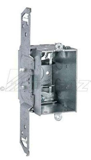 SBG574 Topaz Lighting SBG574 3 X 2 Gangable Switch Boxes 2-3/4 Deep 1/2 KO with MC Clamps and FL Bracket