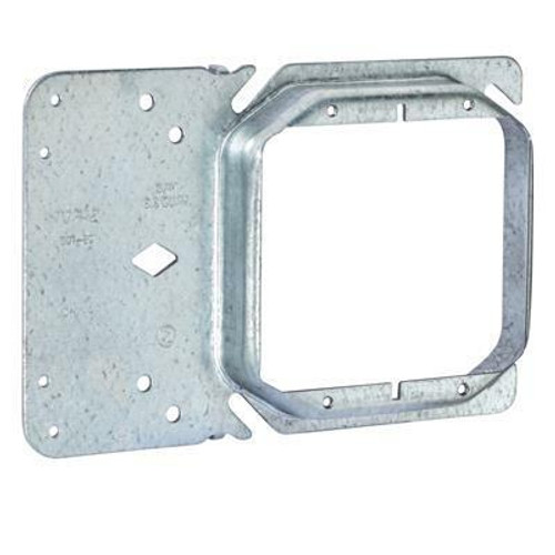 W2244 Topaz Lighting W2244 4 Square Box Mounting Plate with 3/4 Double Gang Device Ring