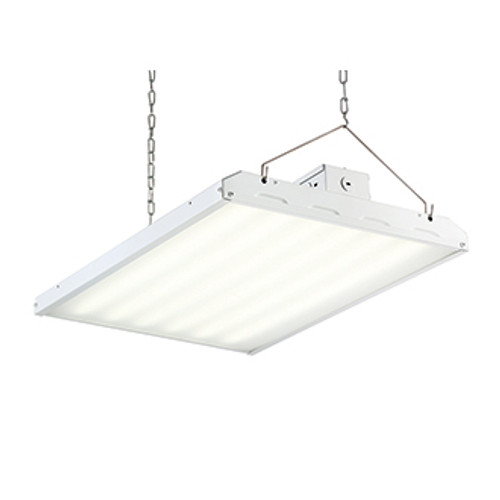 HB2B18DMDP50 EnviroLite HB2B18DMDP50 135-Watt 2 ft White Integrated LED Backlit High Bay Hanging Light with 17680 Lumens 5000K