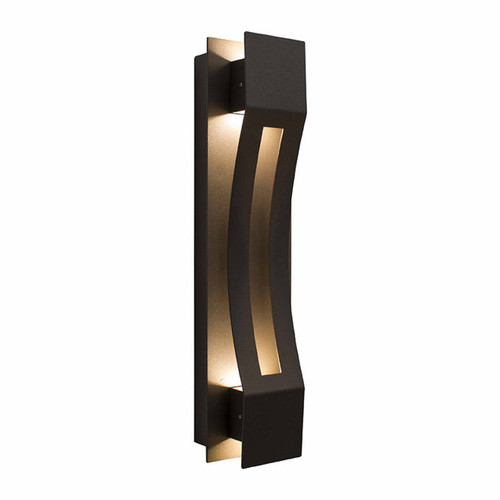 Westgate CRE-04-BR Crest Wall Scone Cover, Curve Type, Bronze | Westgate at lightingandsupplies.com