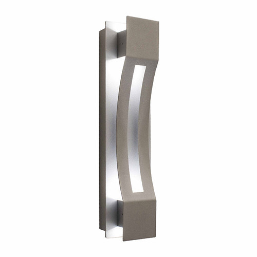 Westgate CRE-04-SIL Crest Wall Scone Cover, Curve Type , Silver | Westgate at lightingandsupplies.com