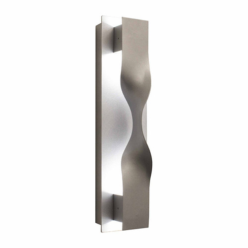 Westgate CRE-08-SIL Crest Wall Scone Cover , Crush Type , Silver | Westgate at lightingandsupplies.com