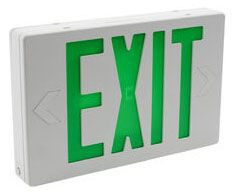 EXIT1A/GDV/U/WH/EM - Exit Signs 60762 - Sylvania