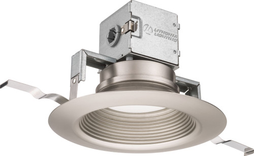 Lithonia Lighting 832575 Lithonia OneUpª 6-inch Round Direct-Wire LED Downlight 6JBK RD Downlight