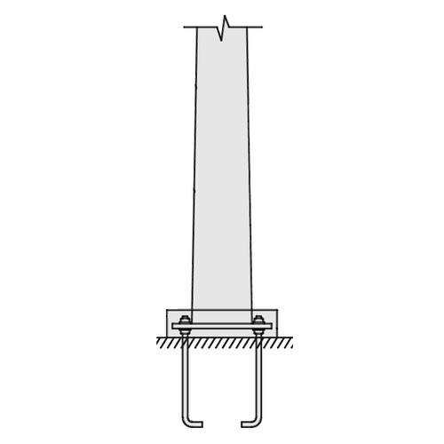 Holophane 1314174 Round Tapered Steel Pole RTS HLP Pole