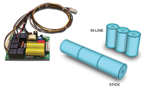 Iota Lighting 1009313 I42 L Emergency Ballast Open Board Emergency Ballast for 4-Pin LED Retrofit (TLED) and Compact Fluorescent Luminaires