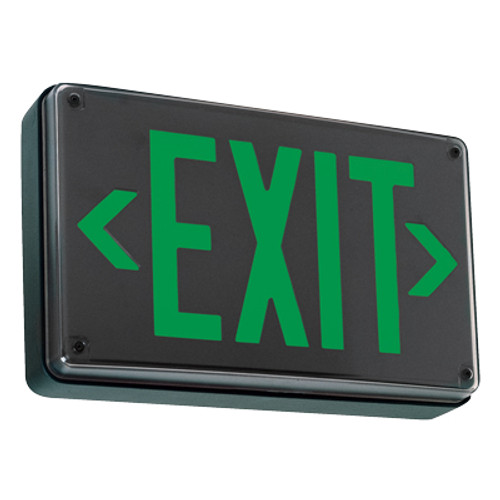 Holophane 1313269 DLTLX Emergency Exit Sign Vandal-Resistant, All-Conditions Exits with LED Lamps
