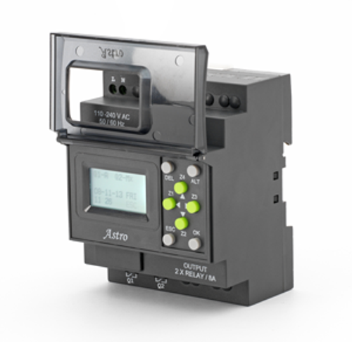 Global Electric and Industrial Products GAT1 Astro 110-240V AC1 Phase- 2 Wire 2 Channel, Base/Din 8858 Global Electric and Industrial Products GAT1 Astro 110-240V AC1 Phase- 2 Wire 2 Channel, Base/Din 8858