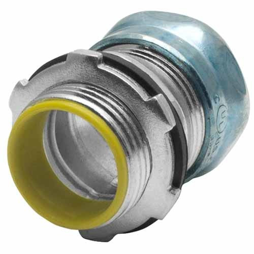 Global Electric and Industrial Products SECN050Ri Steel Raintight Compression Connectors W In Throat 1/2" 8396