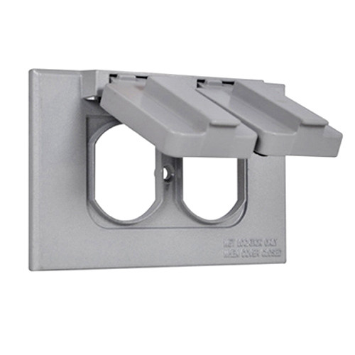 Global Electric and Industrial Products WPHP1D WP 1G Horizontal Duplex Receptacle Cover - Gray 8280 Global Electric and Industrial Products WPHP1D WP 1G Horizontal Duplex Receptacle Cover - Gray 8280