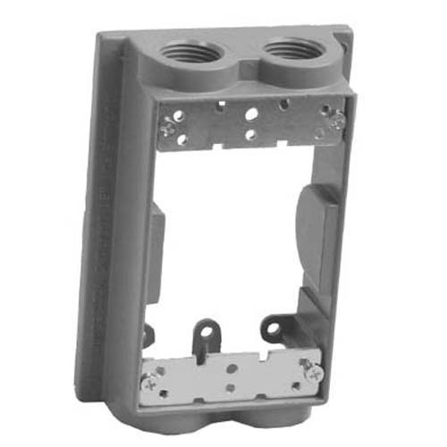 WPEXF75/4BZ Global Electric and Industrial Products WPEXF75/4BZ WP 1G Flanged Extension Box 1-9/16 Deep - Bronze 8288 WPEXF75/4BZ Global Electric and Industrial Products WPEXF75/4BZ WP 1G Flanged Extension Box 1-9/16 Deep - Bronze 8288