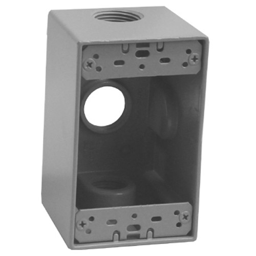 WP1DB75/3 Global Electric and Industrial Products WP1DB75/3 WP 1G Deep Box 2-5/8 Deep 3 X 3/4 Holes - Gray 23.8 Cu In 8215 WP1DB75/3 Global Electric and Industrial Products WP1DB75/3 WP 1G Deep Box 2-5/8 Deep 3 X 3/4 Holes - Gray 23.8 Cu In 8215