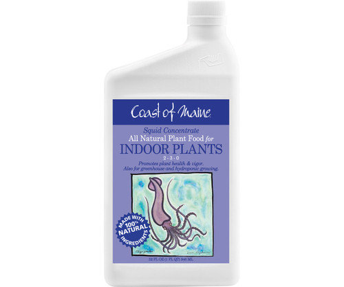 CMSCP1QT Coast of Maine Squid All Natural Liquid Plant Food 2-3-0, 1 qt CMSCP1QT