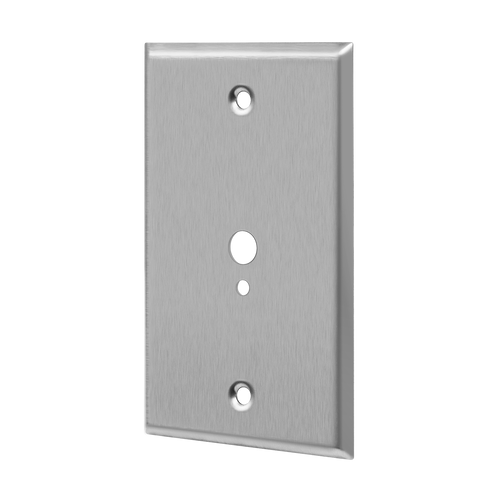 Enerlites 7781 Commercial 1 Gang Phone/Cble 0.374" & 0.177" Dia. Hole Enerlites 7781 Commercial 1 Gang Phone/Cble 0.374" & 0.177" Dia. Hole