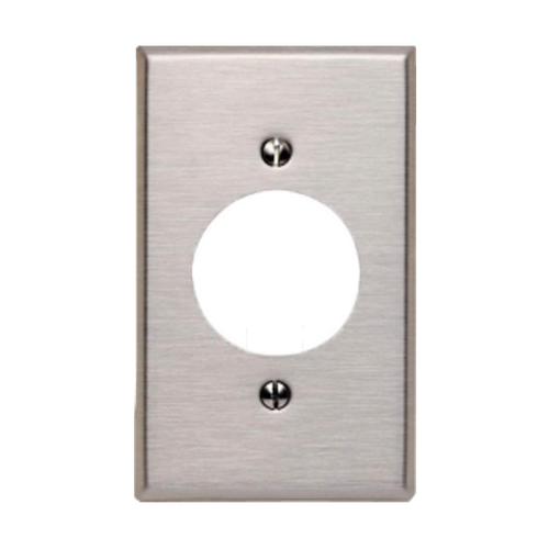 Enerlites 7941 Commercial 1 G Phone 1.405" With 1" Id Plastic Bushing ( Box Mntg. 3.282") Stainless Steel