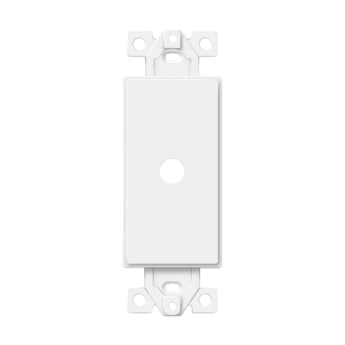 Enerlites 6061-W Decorator Adapter 1 G Dimmer Plastic Shaft Adapter 0.406" Dia. Hole Wh