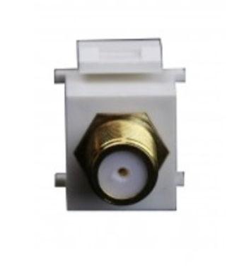 6101-I - Decorator Adaptergold F-Type Coupler Bulkhead F To F Iv - Enerlites