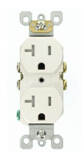 61500-IG-TR-I - Isolated Ground Tr Decorator Receptacle 15A 125V 5-15R Iv - Enerlites