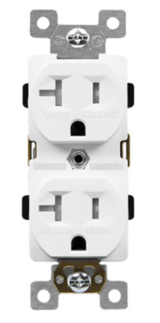 62080-TR-I - Industrial Grade Tr Duplex Receptacle 20A 125V 5-20R Iv - Enerlites