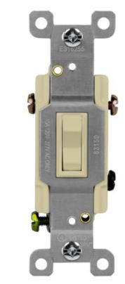 83200-I - Commercial Toggle Switch 3-Way 20A Iv - Enerlites