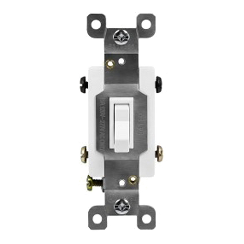 Enerlites 84150-W Resi Toggle Switch 4-Way 15A 120/277V Wh