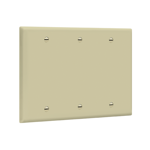 Enerlites 8803-I Blank Wall Plate 3-Gang Iv