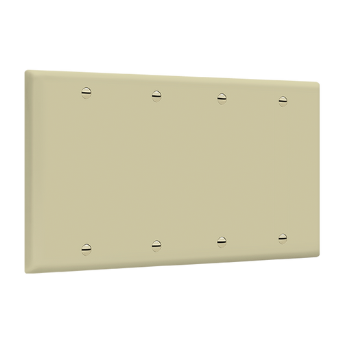 Enerlites 8804-I Blank Wall Plate 4-Gang Iv