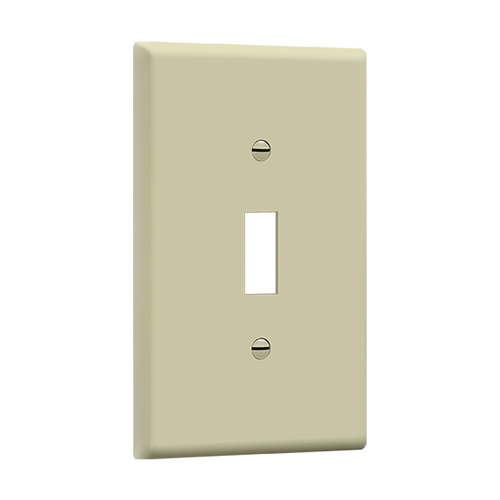 Enerlites 8811M-I Mid-Size Toggle Switch Plate 1 G Iv