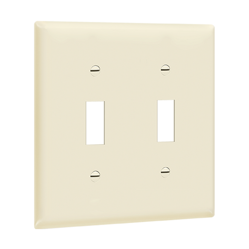 Enerlites 8812-LA Toggle Switch Plate 2-Gang La