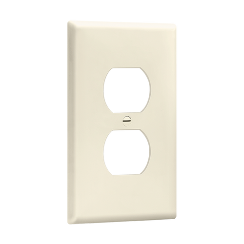 Enerlites 8821M-LA Mid-Size Duplex Receptacle Plate 1 G La