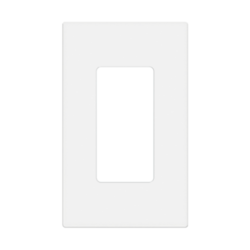 Enerlites SI8831-W Commercial Snap In Screwless Decorator/Gfci Wall Plate 1 G Wh