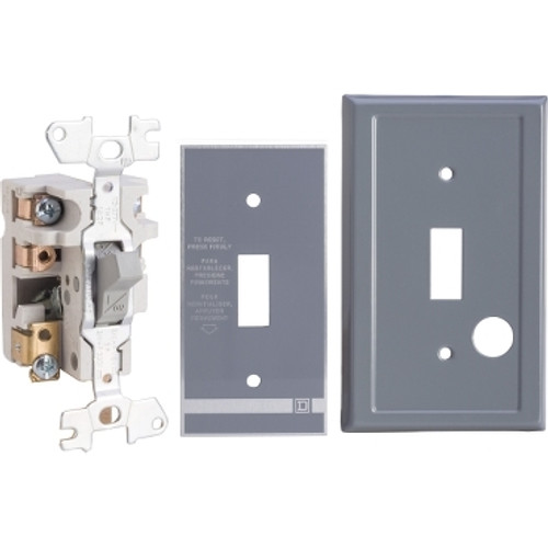 Schneider Electric 2510FF3 Single manual starter, Type F, 277V AC, 16A, 1P, sheet steel enclosure, key operator, no indicator