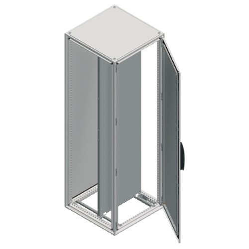 Schneider Electric NSYSF12840P Spacial SF enclosure with mounting plate - assembled - 1200x800x400 mm