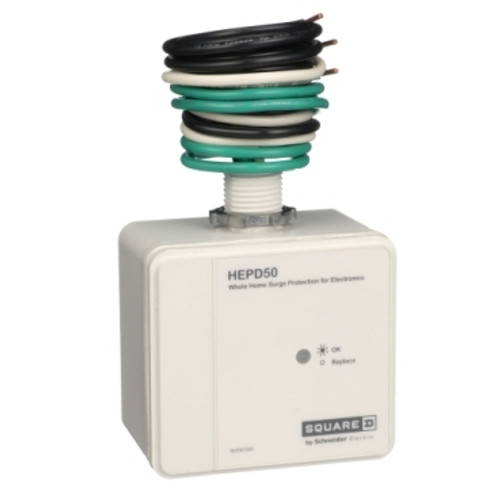 Schneider Electric HEPD50 Surge protection device, HEPD, 50kA, 120/240 V, 1 phase, 3 wire, SPD type 1