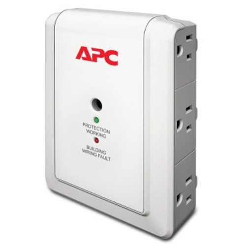 P6W Schneider Electric P6W APC Essential SurgeArrest 6 Outlet Wall Mount, 120V